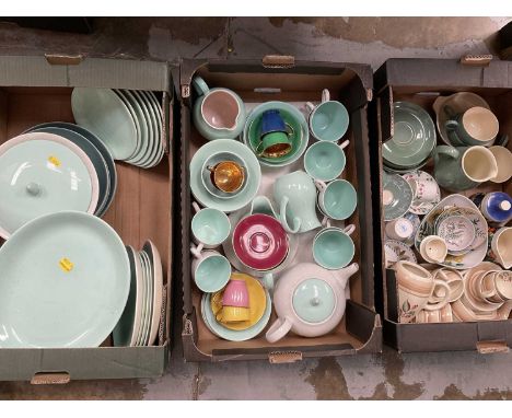 Collection of Poole dinnerwares and other ceramics