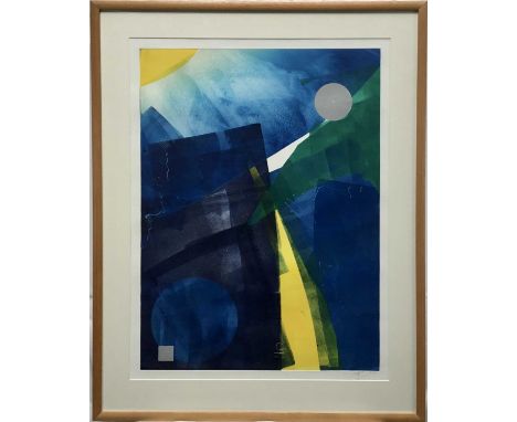 Jessie Lee (contemporary) etching - Untitled, a pair, each signed and dated 2000, 65 x 56cm