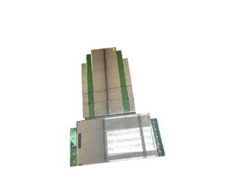Four Art Deco bevelled and tinted mirrors (4)