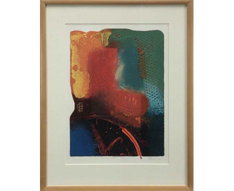Russell Baker (b. 1958), etching - Burnt Edges I – 13/350, signed titled and numbered 45 x 32cm, frame 68 x 53cm, and another