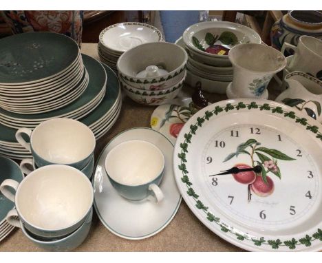 Group of ceramics and ornaments including Royal Doulton Spindrift, Portmeirion, pair of orinetal style vases etc