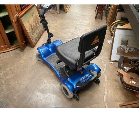 Sterling Little Gem mobility scooter in working order, lacking charger.