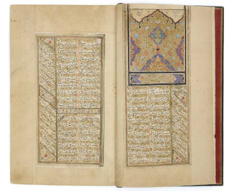 KAMAL AL-DIN ISMA'IL ISFAHANI (D. 1240 AD), DIVAN, SAFAVID PERSIA, LATE 16TH CENTURY a manuscript in Persian on cream paper, 