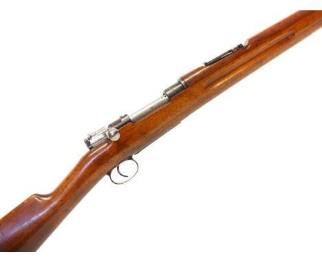 Swedish Mauser 6.5 x 55mm bolt action rifle, 30 inch barrel fitted with folding ladder sight, breech marked Carl Gustafs Stad