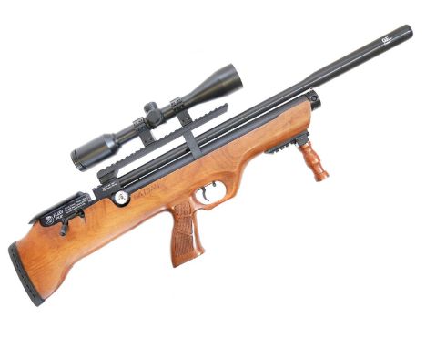 Hatsan Flash Pup PCP Bullpup .177 air rifle, Hatsan Flash Pup PCP Bullpup .177 air rifle, 24 inch barrel , chequered pistol g
