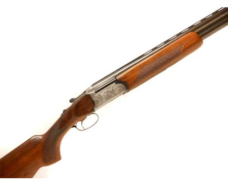 Lincoln 10 Bore over and under shotgun, serial number FSA11310, 32inch barrels fitted with sling loops, stamped Acciaio Viche