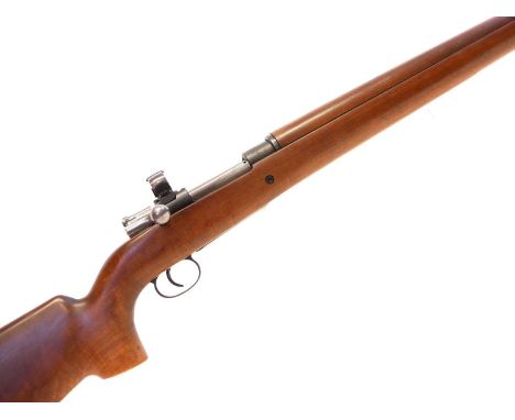 Swedish Mauser 6.5 x 55mm CG63 bolt action target rifle, 30 inch barrel fitted with tunnel front sight, breech marked Carl Gu