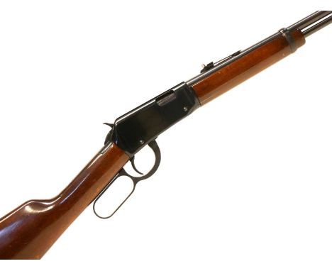 Erma .22lr lever action rifle, 18.5inch barrel with full length magazine tube, serial number 017822, German proof marks. UK F