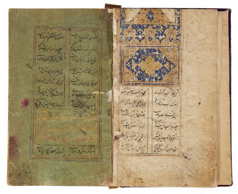 Property from a Private London CollectionAn illustrated copy of Manzume of Jami, Safavid Iran, dated Ah 92[1]/1515 AD, Persia