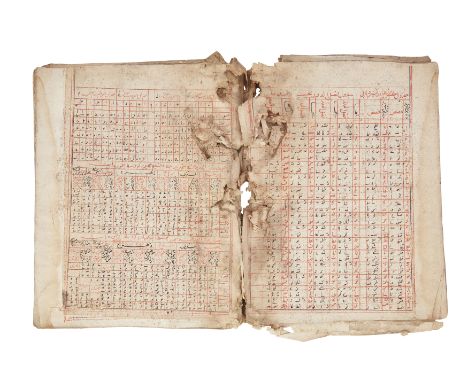 Property from a Private London CollectionTo Be Sold With No ReserveAn astronomic manuscript, Near east, 18th century or earli