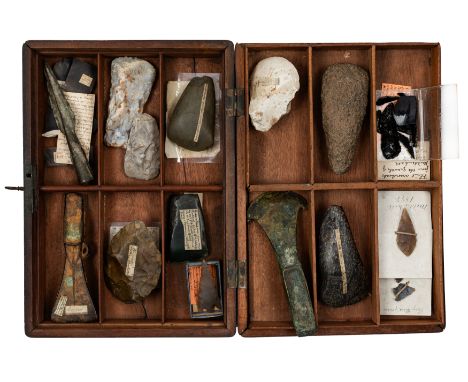 A late 19th – early 20th century antiquarian collection, various Periods, Palaeolithic – Bronze Age, Non-European and modern 