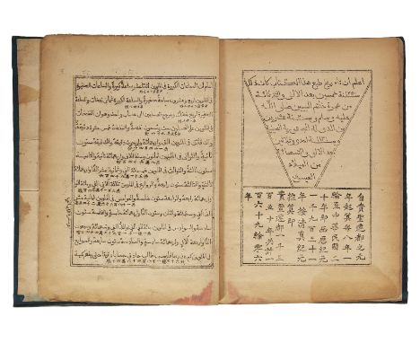 Kitab tahqiq al-shuhur al-maqlub, compiled by Muhammad Yusuf al-Hejrani, possibly Xinjiang, al-Matba&rsquo;a al-Sha'biyya, da