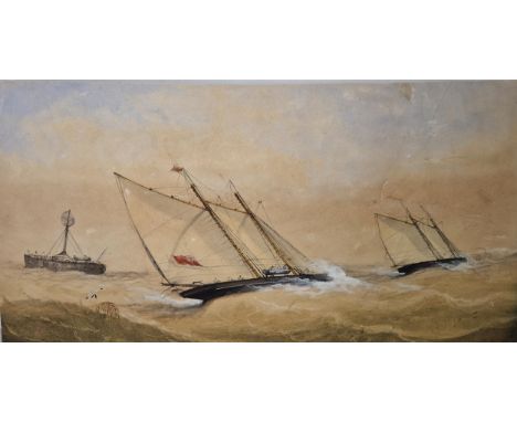 A Folio containing a collection of unframed 18th and 19th century watercolours and drawings by various hands, including four 