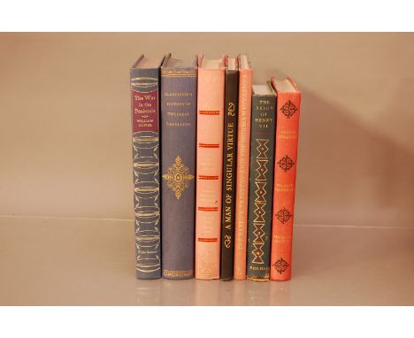 A collection of Folio Society books,  comprising, The War in the Peninsula by William Napier, Clarendon's History of the Grea