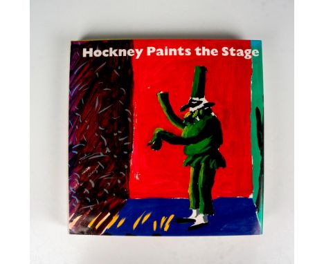 Hockney Paints the Stage by Martin L. Friedman is a hard cover book about the work of British artist David Hockney as a set a