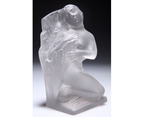 
RENÉ LALIQUE (FRENCH, 1860-1945), 'ÉTÉ&nbsp;SURTOUT QUATRE SAISONS' STATUETTE,&nbsp;clear moulded glass, frosted and polishe