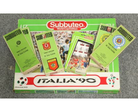 A LARGE COLLECTION OF SUBBUTEO, including many boxed sets of 00 Scale Players, World Cup Edition Italia '90 boxed set, variou