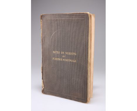 NIGHTINGALE, FLORENCE, 'NOTES ON NURSING - WHAT IT IS AND WHAT IT IS NOT', first edition, 1860, with advertisements for Burke