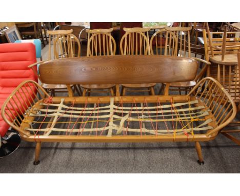 A light Ercol day bed