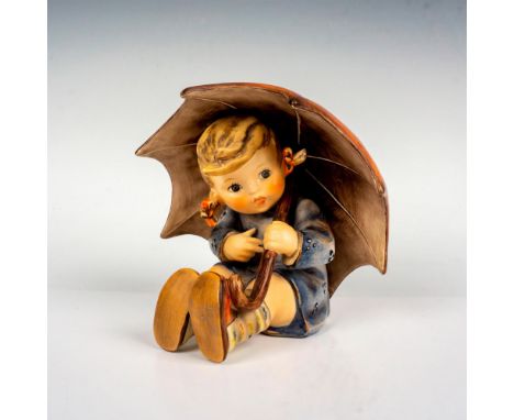 Hand painted in matte finish. Modeled as a young girl seated holding her umbrella. Goebel backstamp. Issued: 20th centuryDime
