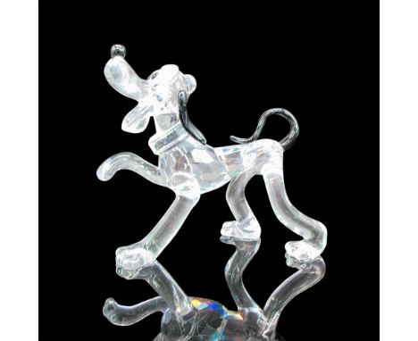 Part of Disney Showcase collection. Clear faceted crystal body with jet crystal eyes, tail, and nose. Swarovski backstamp. 69
