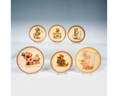 Lovely hand painted assorted set of plates that includes Ride Into Christmas 5th edition of 25, Shepherd's Boy 20th edition o