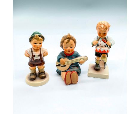 Includes Boy with drum is Little Drummer, Secret Admirer, and Joyful, Hummel W Germany backstamps. Issued: 20th centuryDimens
