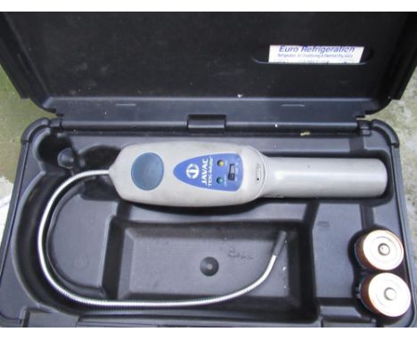 Quantity of specialist plumbing tools including pipe benders and cutters, tile cutter, Javac refrigeration leak detector 