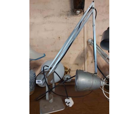 A vintage Hadrill &amp; Horsetmann counter poise table lamp