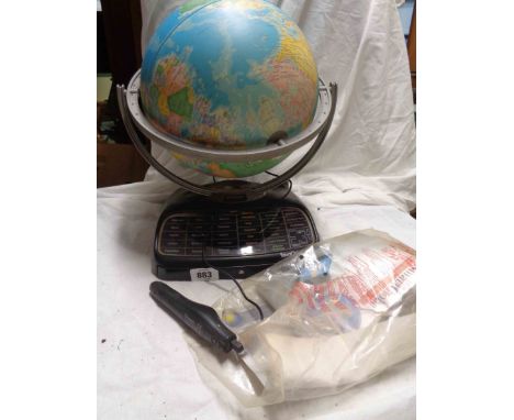 A Smart Globe interactive world globe