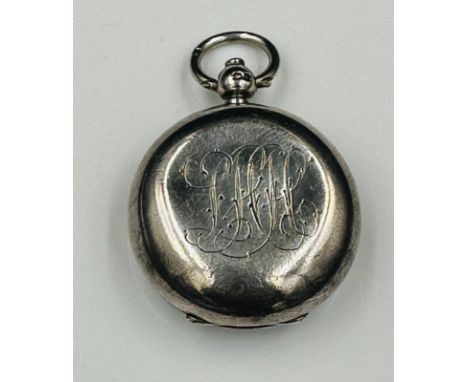 A silver sovereign case by Aaron Lufkin Dennison, hallmarked for Birmingham 1905