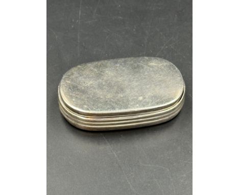 A Victorian silver snuff box by William Seaman hallmarked for London 