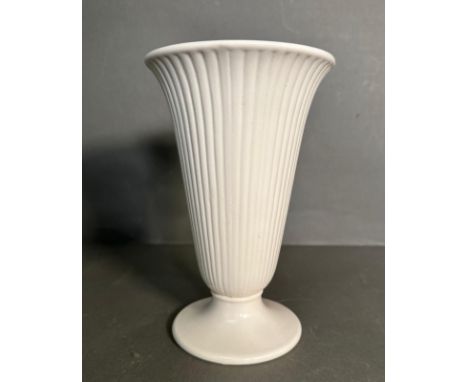 A Wedgewood Moonstone fluted vase