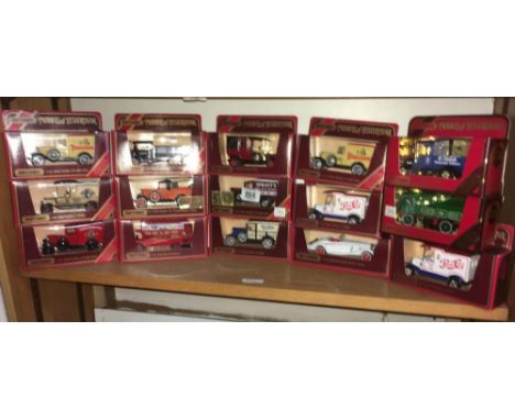 15 BOXES OF MODELS OF YESTERYEAR VINTAGE BUSES &amp; LORRIES