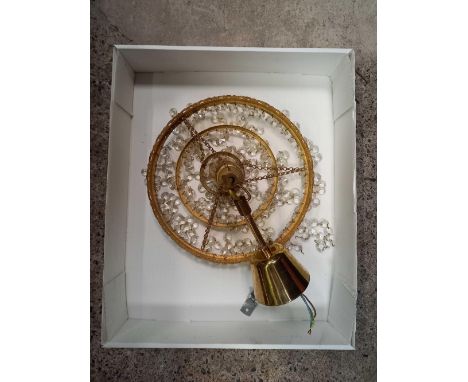 SMALL CIRCULAR CEILING LIGHT WITH DROPLETS 