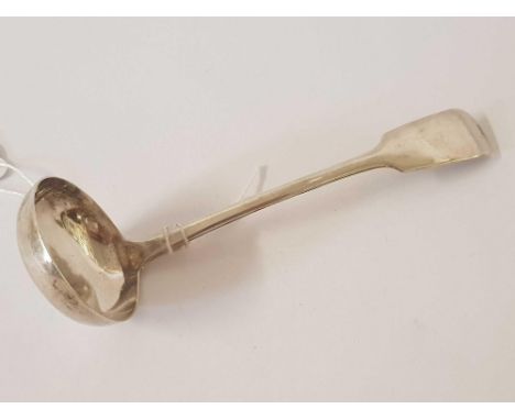 A GEORGIAN SCOTTISH SAUCE LADLE, EDINBURGH 1835