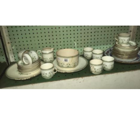 PATTERNED BONE CHINA TEA SERVICE ETC