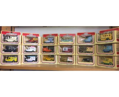 18 BOXED MODELS OF DAYS GONE BY VINTAGE TRUCKS &amp; CARS