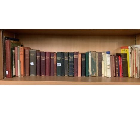 SHELF OF HARDBACK BOOKS