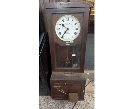 A GLENDHILL - BROOK TIME RECORDING BOOKING IN CLOCK, NOT KNOWN IF WORKING