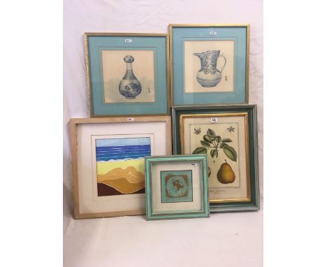 5 VARIOUS PAINTINGS &amp; PRINTS