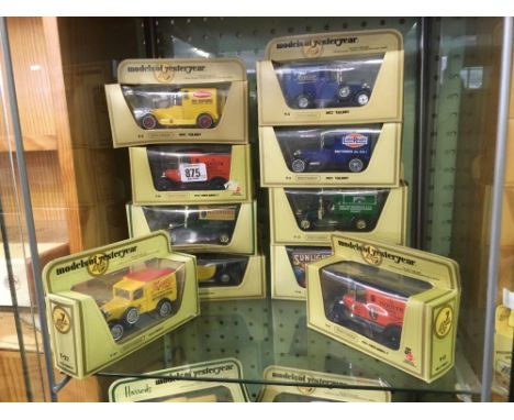 10 BOXED MODELS OF YESTERYEAR VINTAGE LORRIES