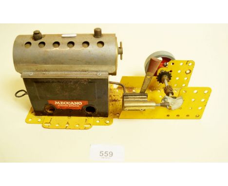 A Meccano Stationary Steam engine