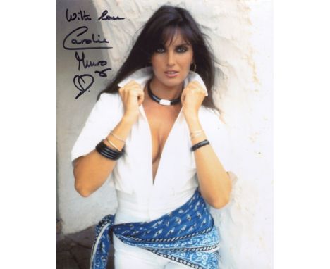 007 Bond girl. The Spy Who Loved Me actress Caroline Munro signed 8x10 photo. Good condition. All autographs come with a Cert
