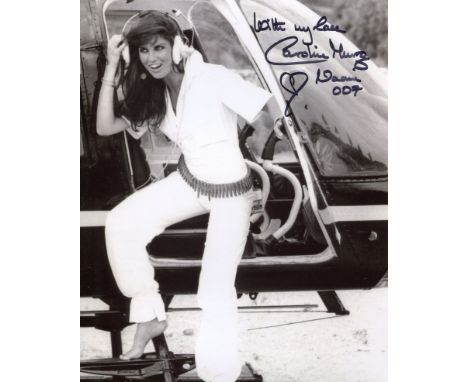 007 Bond girl. The Spy Who Loved Me actress Caroline Munro signed 8x10 photo. Good condition. All autographs come with a Cert