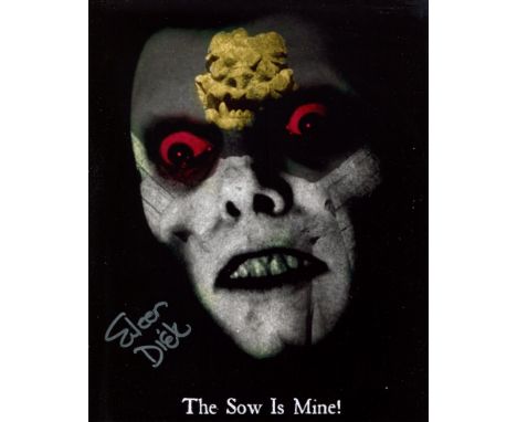 The Exorcist 8x10 horror movie photo signed by actress Eileen Dietz who played the demon in this iconic film. Good condition.