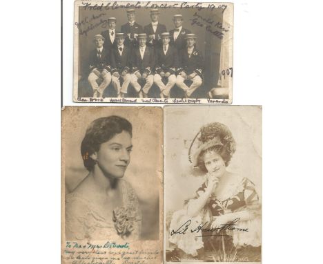 Vintage signed collection. 40+ items. Assorted photos and letters in varying states of condition. Some of names included are 