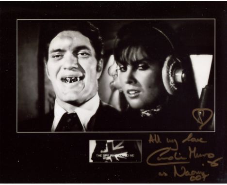 007 Bond girl. The Spy Who Loved Me actress Caroline Munro signed Richard Keil scene 8x10 photo. Good condition. All autograp
