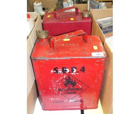 TWO VINTAGE JERRY CANS