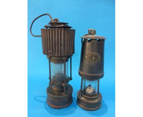 A Patterson of Gateshead Miner's lamp and a Type H.C.P. lamp (2)
